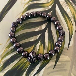 Gladiator-Hematite Bracelet